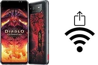 How to generate a Wi-Fi QR code on an Asus ROG Phone 6 Diablo Immortal Edition