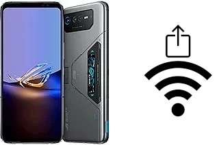 How to generate a Wi-Fi QR code on an Asus ROG Phone 6D Ultimate