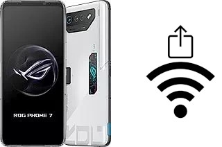 How to generate a QR code with the Wi-Fi password on a Asus ROG Phone 7 Ultimate