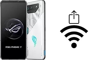 How to generate a Wi-Fi QR code on an Asus ROG Phone 7