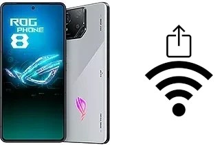 How to generate a QR code with the Wi-Fi password on a Asus ROG Phone 8