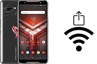 How to generate a QR code with the Wi-Fi password on a Asus ROG Phone