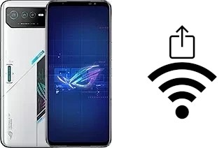 How to generate a QR code with the Wi-Fi password on a Asus ROG Phone 6