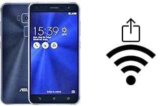 How to generate a QR code with the Wi-Fi password on a Asus Zenfone 3 ZE520KL