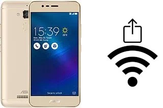 How to generate a QR code with the Wi-Fi password on a Asus Zenfone 3 Max ZC520TL