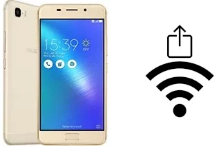 How to generate a QR code with the Wi-Fi password on a Asus Zenfone 3s Max ZC521TL