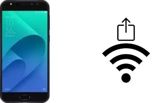 How to generate a QR code with the Wi-Fi password on a Asus ZenFone 4 Selfie Pro