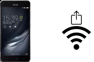 How to generate a QR code with the Wi-Fi password on a Asus ZenFone AR