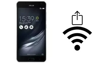 How to generate a QR code with the Wi-Fi password on a Asus ZenFone Ares