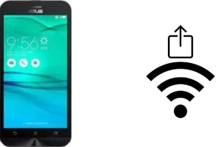 How to generate a QR code with the Wi-Fi password on a Asus ZenFone Go ZB500KG