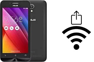 How to generate a QR code with the Wi-Fi password on a Asus Zenfone Go ZC451TG