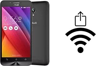 How to generate a Wi-Fi QR code on an Asus Zenfone Go ZC500TG