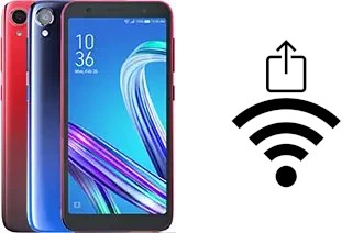 How to generate a QR code with the Wi-Fi password on a Asus ZenFone Live (L2)