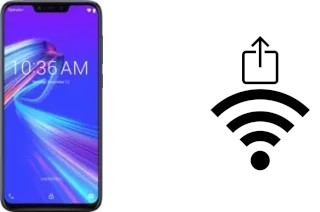 How to generate a QR code with the Wi-Fi password on a Asus ZenFone Max (M2)