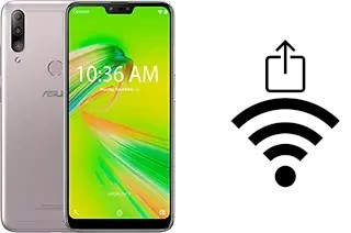 How to generate a QR code with the Wi-Fi password on a Asus ZenFone Max Shot