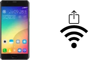 How to generate a QR code with the Wi-Fi password on a Asus ZenFone Pegasus 4A