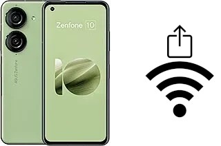 How to generate a Wi-Fi QR code on an Asus Zenfone 10