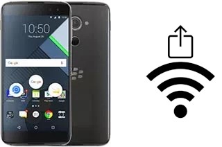 How to generate a QR code with the Wi-Fi password on a BlackBerry DTEK60