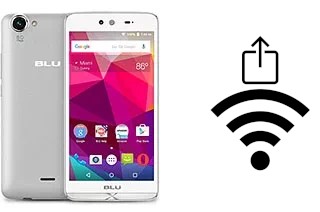 How to generate a QR code with the Wi-Fi password on a BLU Dash X