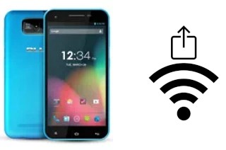 How to generate a QR code with the Wi-Fi password on a BLU Studio 5.5