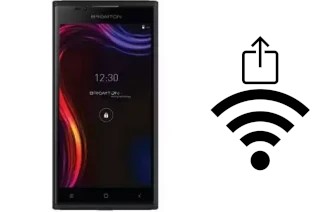 How to generate a QR code with the Wi-Fi password on a Brigmton BPhone 551QC