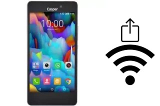 How to generate a QR code with the Wi-Fi password on a Casper Via E1C