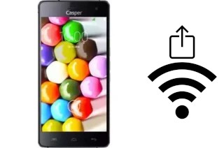 How to generate a QR code with the Wi-Fi password on a Casper VIA V8