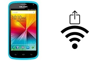 How to generate a QR code with the Wi-Fi password on a Celkon A407