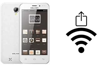 How to generate a QR code with the Wi-Fi password on a Celkon Q450