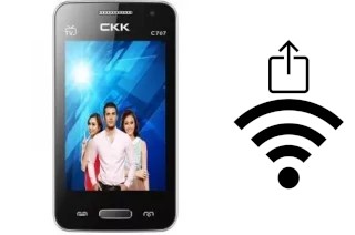 How to generate a QR code with the Wi-Fi password on a CKK-mobile CKK mobile C707