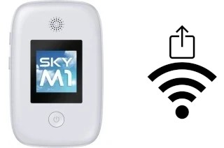 How to generate a QR code with the Wi-Fi password on a Cloud Mobile Sky M1