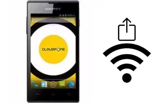 How to generate a QR code with the Wi-Fi password on a CloudFone Excite 401DX Plus