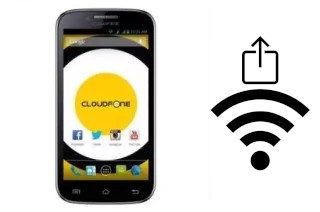 How to generate a QR code with the Wi-Fi password on a CloudFone Excite 450D