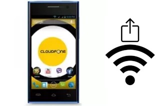 How to generate a QR code with the Wi-Fi password on a CloudFone Geo 400Q Plus