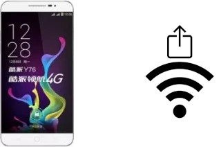 How to generate a Wi-Fi QR code on an Coolpad Y76