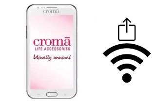 How to generate a QR code with the Wi-Fi password on a Croma CRCB2094