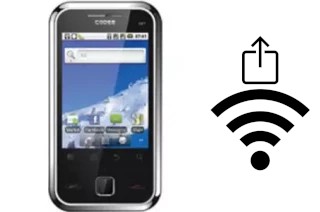 How to generate a QR code with the Wi-Fi password on a Cross A6T