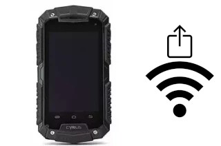 How to generate a QR code with the Wi-Fi password on a Cyrus CS20