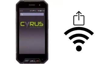 How to generate a QR code with the Wi-Fi password on a Cyrus CS27