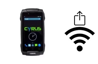 How to generate a QR code with the Wi-Fi password on a Cyrus CS30