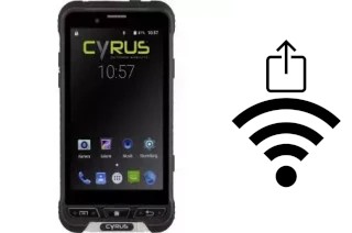 How to generate a QR code with the Wi-Fi password on a Cyrus CS35