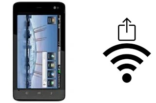 How to generate a QR code with the Wi-Fi password on a Dell Streak