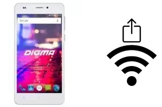 How to generate a QR code with the Wi-Fi password on a Digma Citi Z560 4G