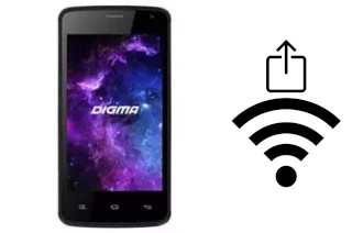 How to generate a QR code with the Wi-Fi password on a Digma Linx A400 3G