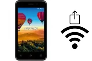 How to generate a QR code with the Wi-Fi password on a Digma Linx Alfa 3G