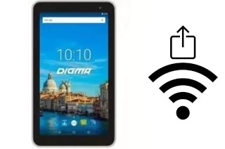 How to generate a QR code with the Wi-Fi password on a Digma Optima 7017N 3G