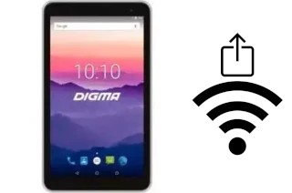 How to generate a QR code with the Wi-Fi password on a Digma Optima 7018N 4G