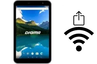 How to generate a QR code with the Wi-Fi password on a Digma Optima 8019N 4G