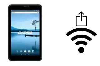 How to generate a QR code with the Wi-Fi password on a Digma Plane 8021N 4G