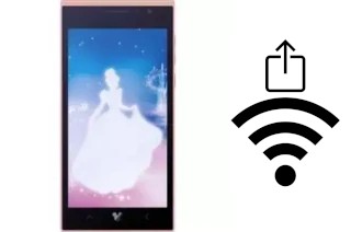 How to generate a Wi-Fi QR code on an Disney Mobile DM001C Princess